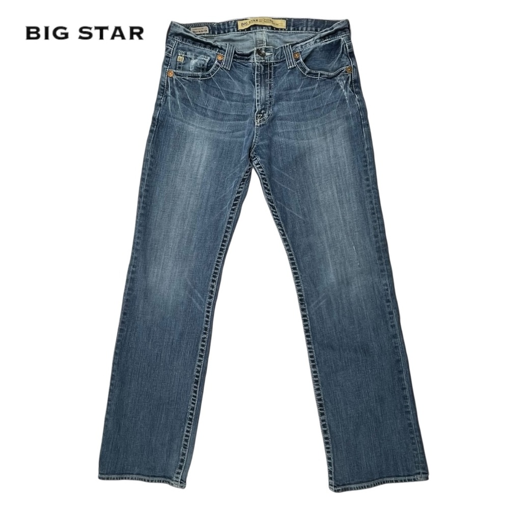 Big Star Men’s Size 33x34 Pioneer Bootcut‎ Jeans Blue Denim